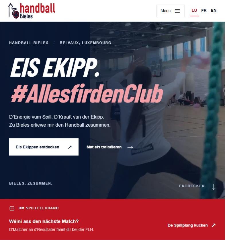 Homepage of hb-bieles.lu